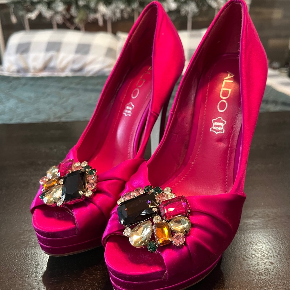 Aldo Hot Pink Party Shoes